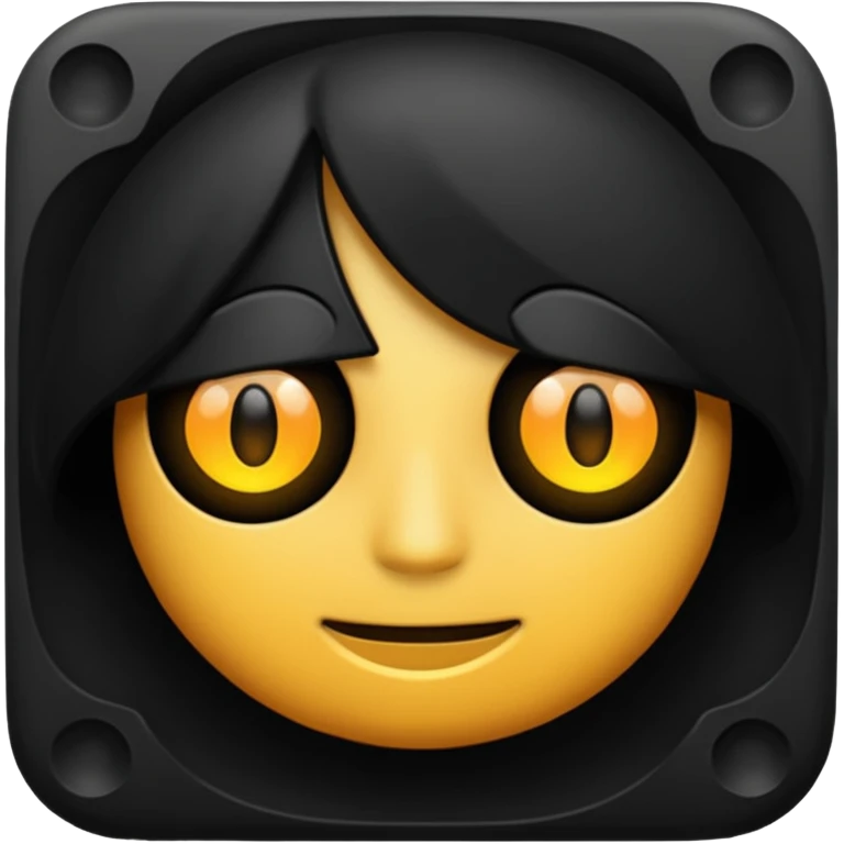 999 on a black found emoji