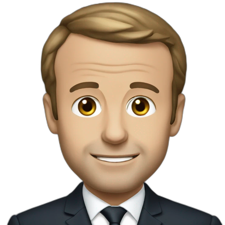 Emmanuel Macron emoji