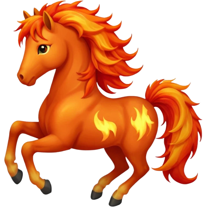fire horse emoji