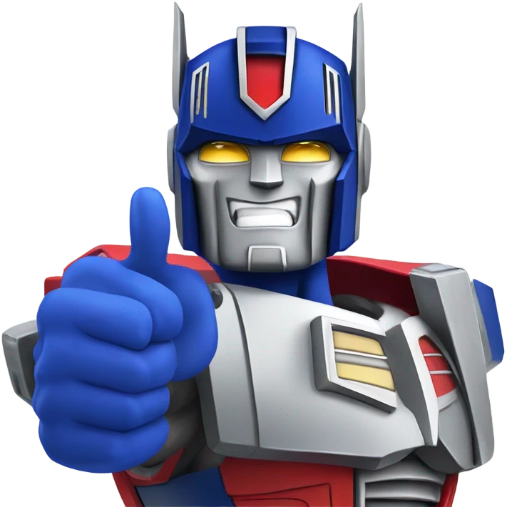 Optimus prime thumbs up emoji