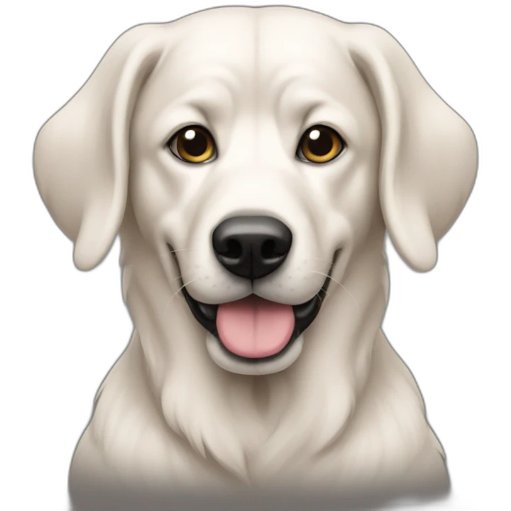 Loitre sur un chiens emoji