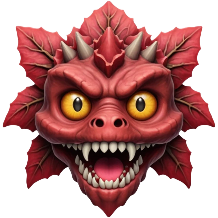 demogorgon face emoji simple emoji