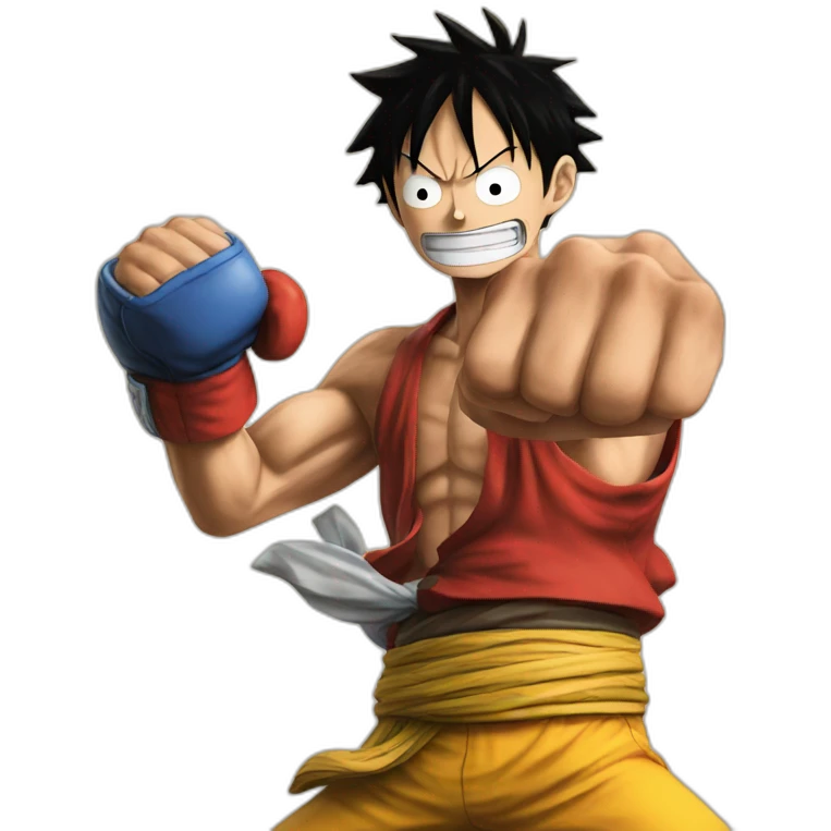 Luffy punch emoji