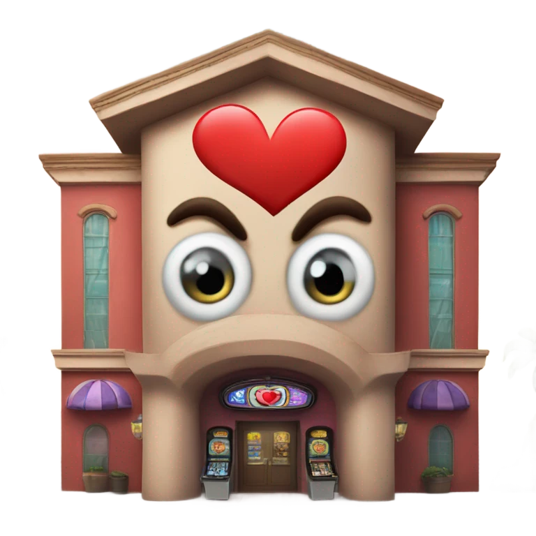 Casino with heart eyes  emoji