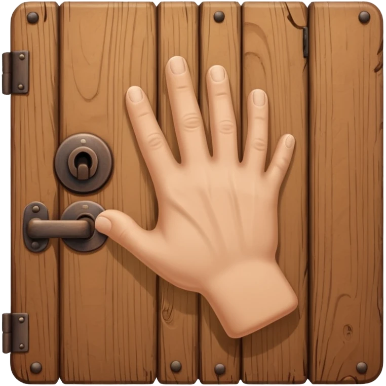 knock the door emoji