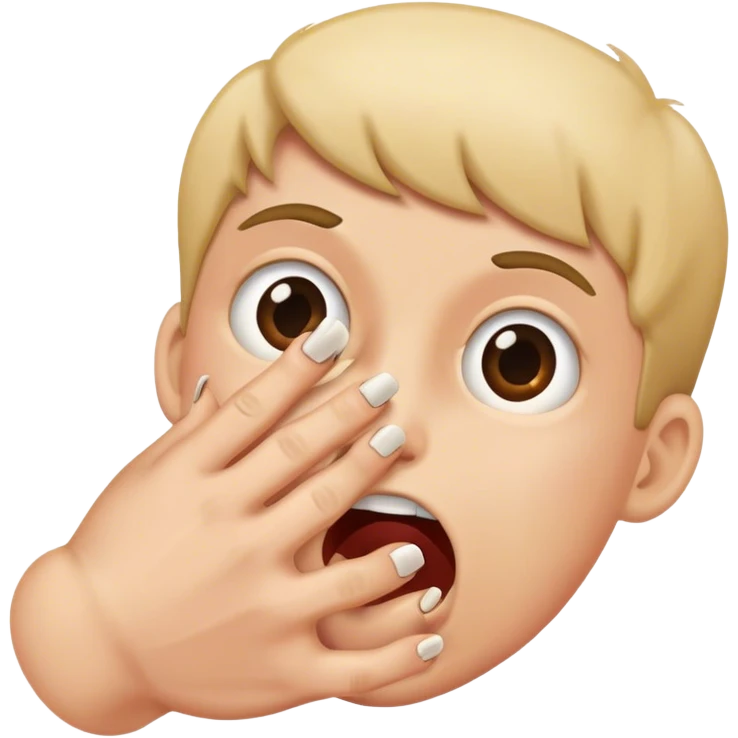 nail biting emoji