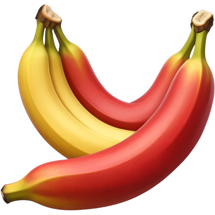 make a peeled red banana  emoji