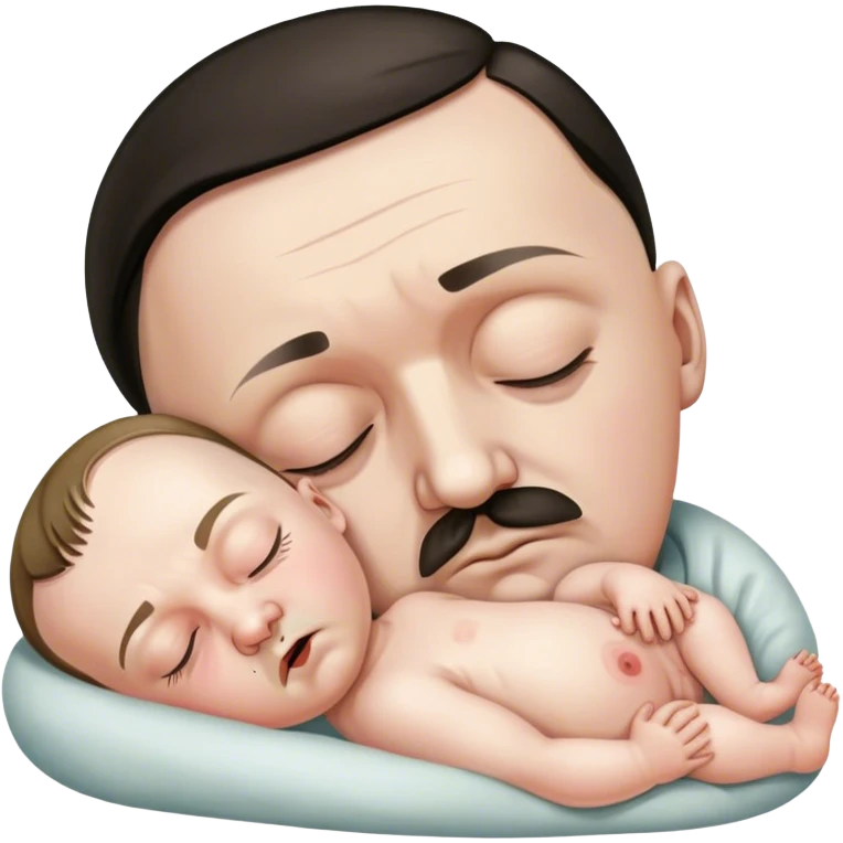 Adolf Hitler foetus cute emoji