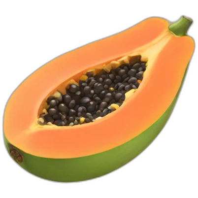 papaya emoji