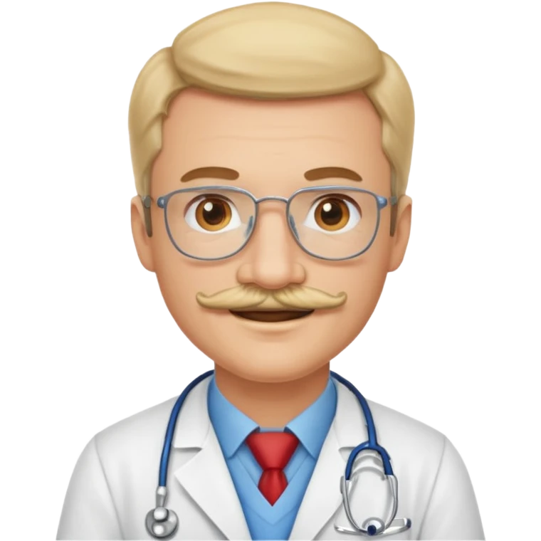 doctor with mustaches emoji