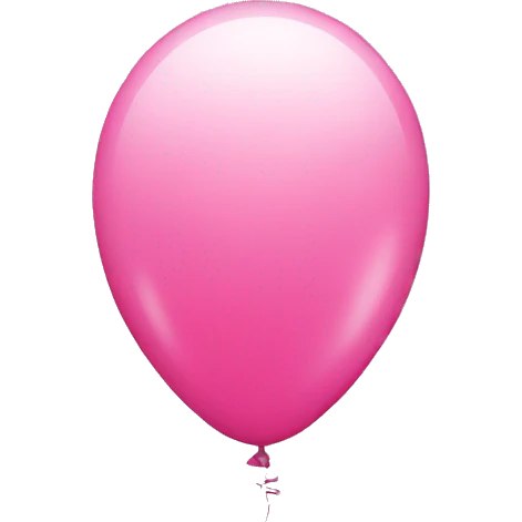 pink balloon emoji