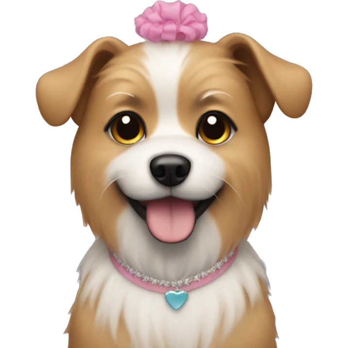 dog in a tutu  emoji