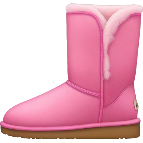 Pink Ugg boots emoji