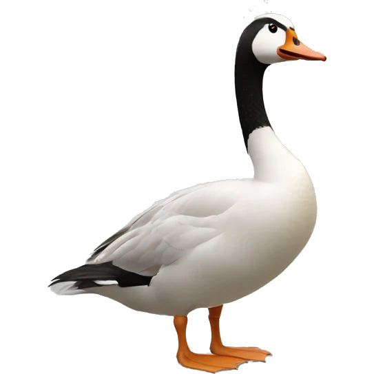 goose angry open moutch emoji