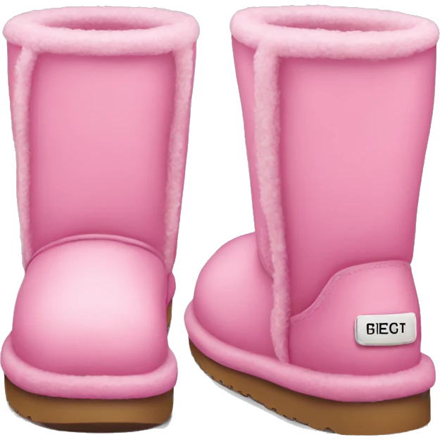 Pink uggs emoji