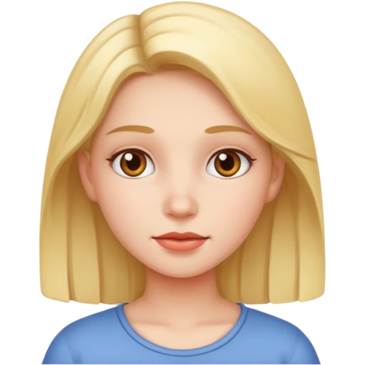 Une fille  emoji