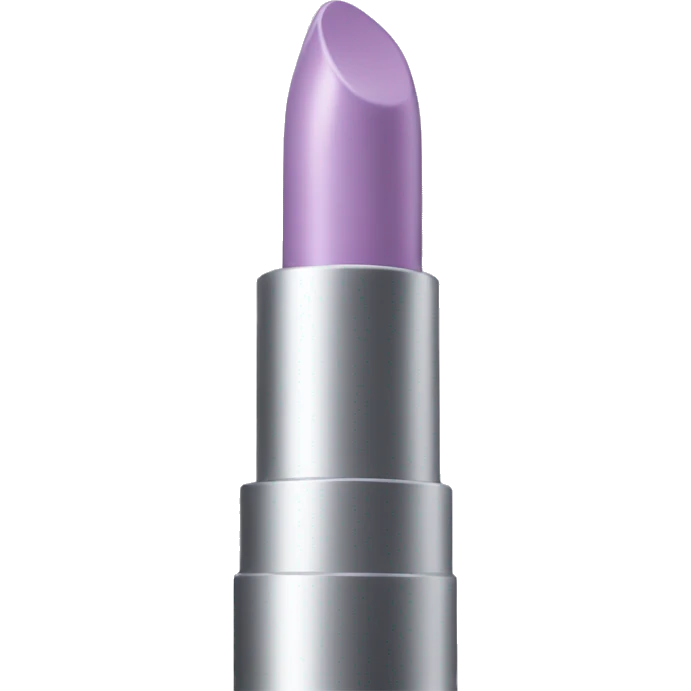 Light pastel Purple tube of lipstick emoji