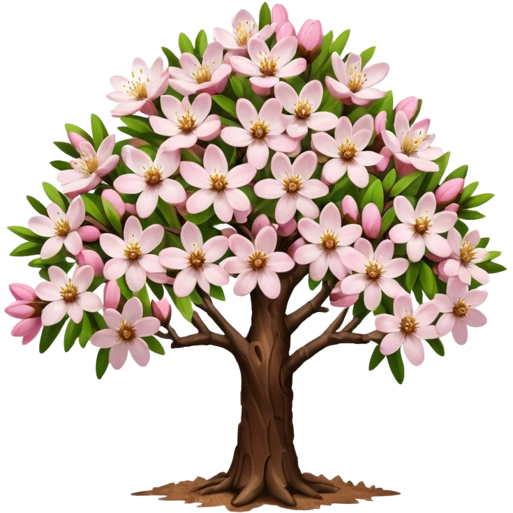 big almond tree emoji