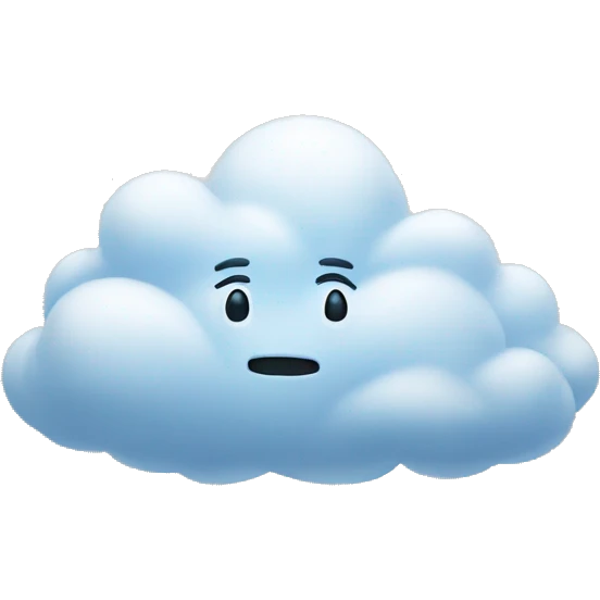 Cloud emoji
