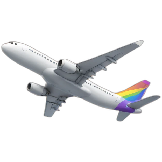 Gay plane emoji