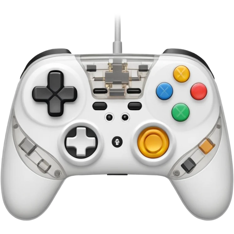 white game controller broken emoji