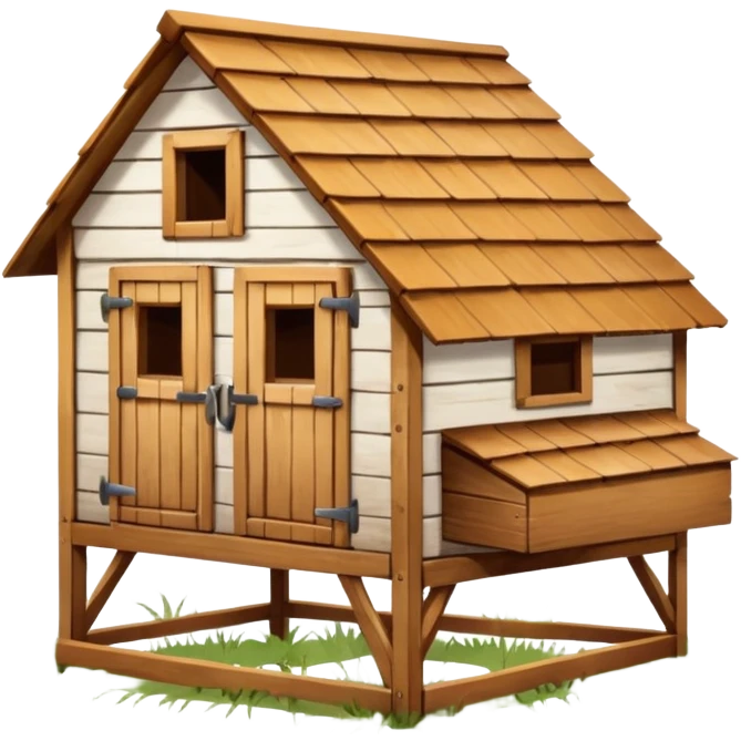 chicken coop, hen house emoji