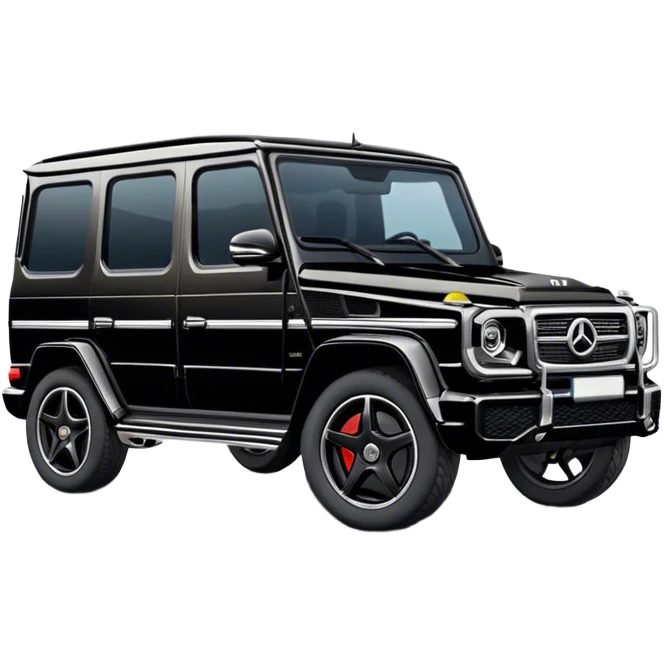 2025 Black G wagon parked catty corner  emoji