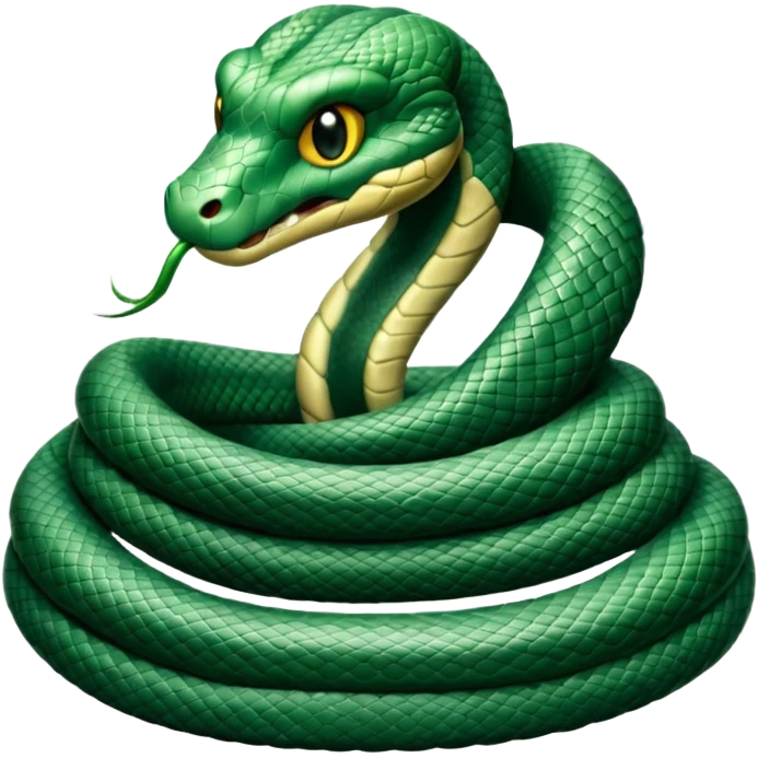 Slytherin snake in Harry Potter  emoji