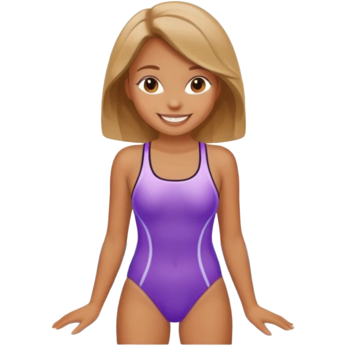 A girl in swimsuit emoji
