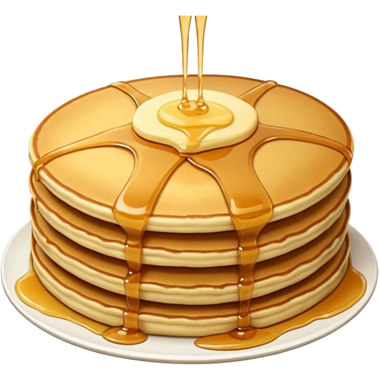 pancake with dressings emoji