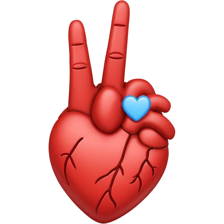 🩵 with middle finger
with the heart itself and make the finger inside it emoji