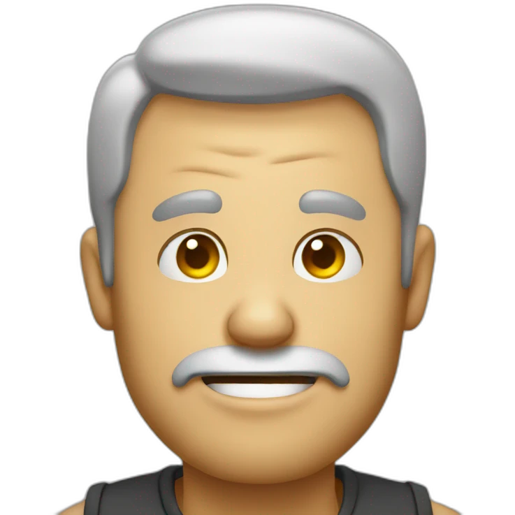 Drunk man emoji