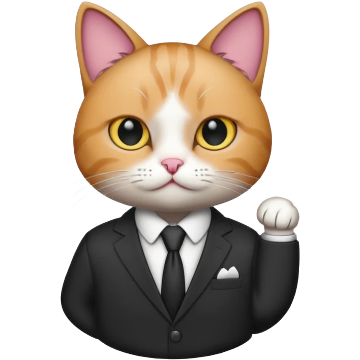 Cat business  emoji