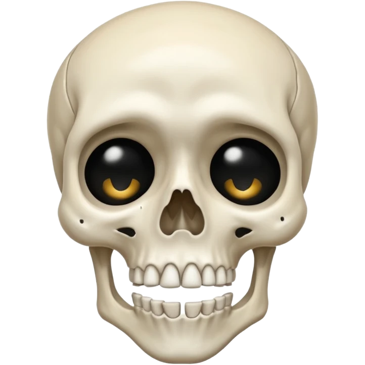 Squelette qui pleure emoji