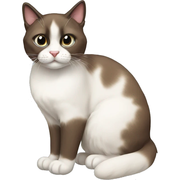 snowshoe cat emoji
