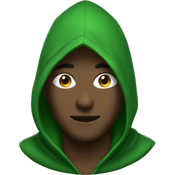 green hood emoji