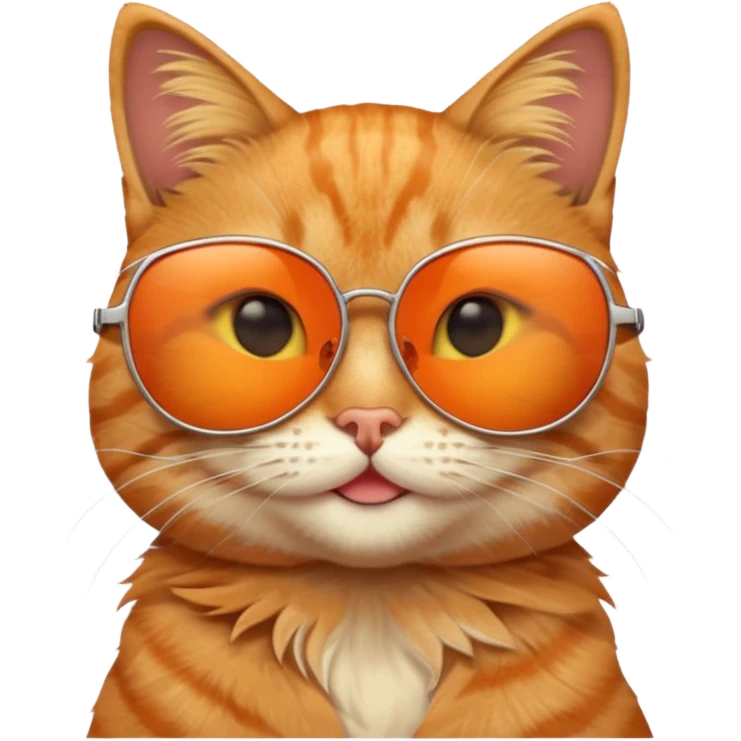Cat wearing sunglasses emoji
