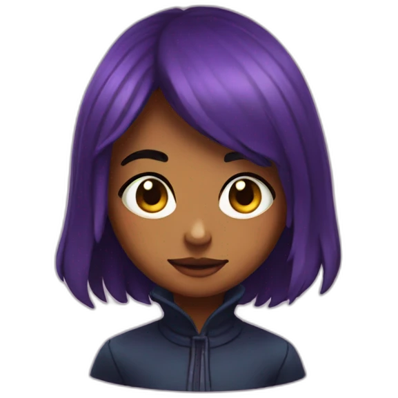 Dark Madeline from celeste emoji