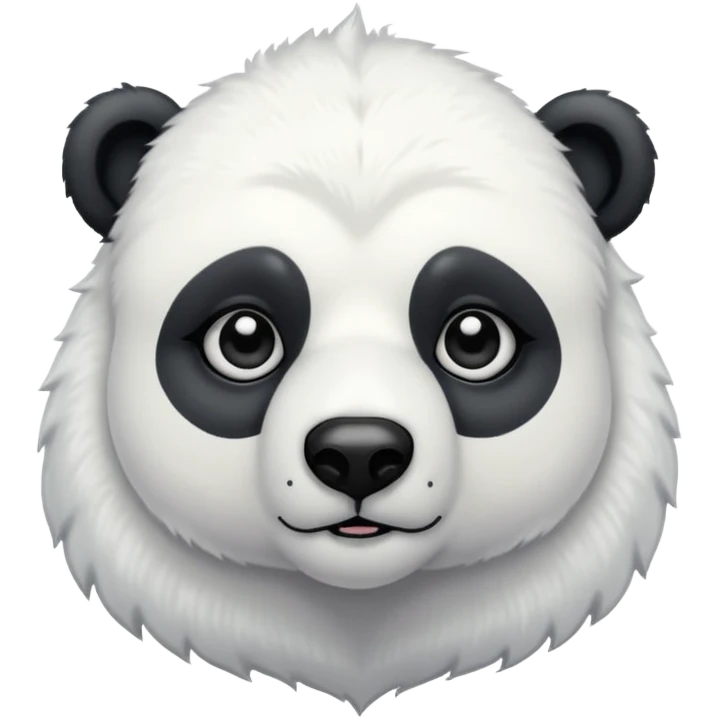 goth black polar bear emoji