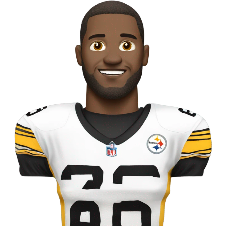White guy for Steelers emoji