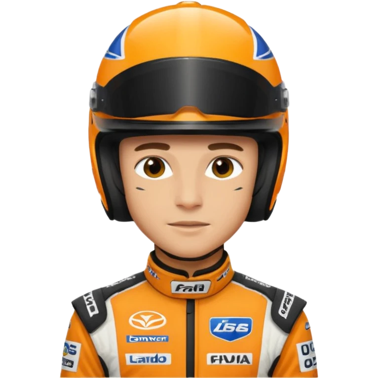 Lando Norris Race Driver emoji