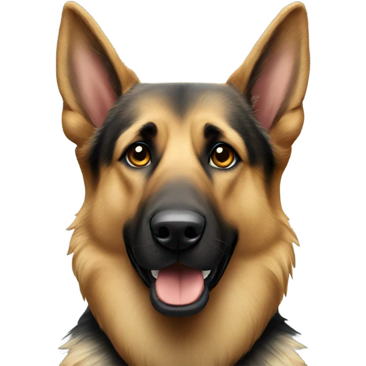 old german shepherd dog emoji