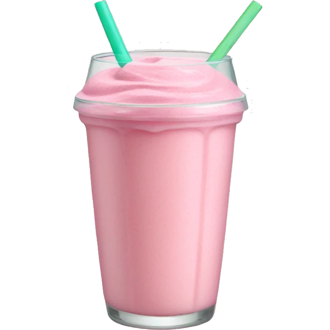 Light pink smoothie  emoji