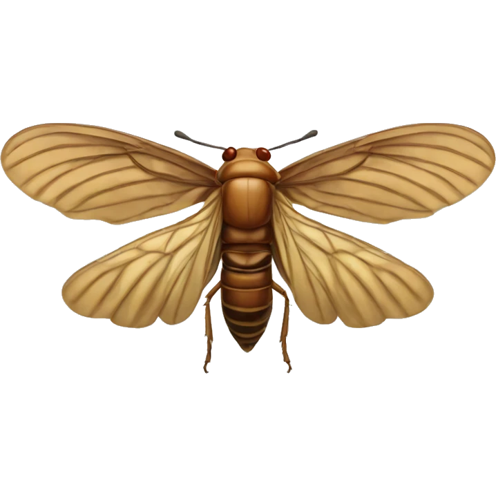 cicada wings spread emoji