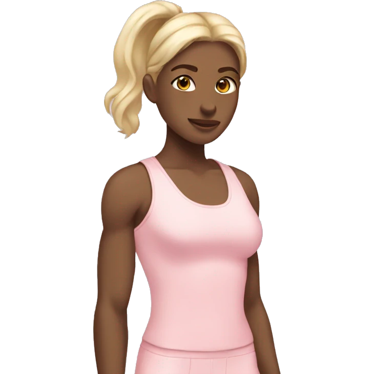 light pink gym clothes  emoji