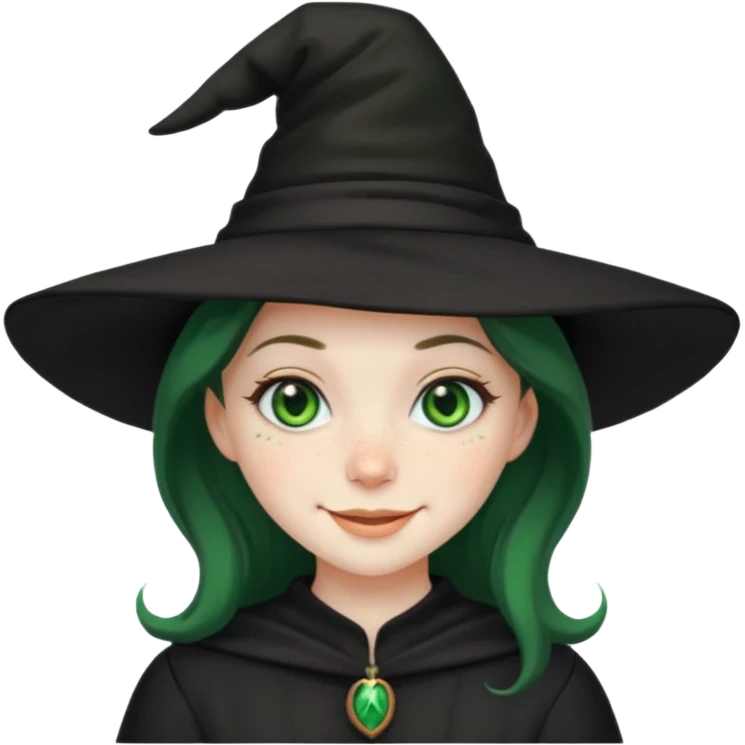 cute witch emoji