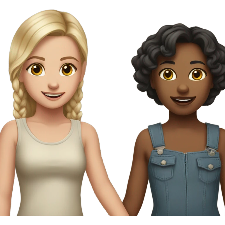 Khalyn with Ava Rose holding hands  emoji
