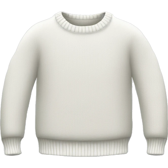 white sweater emoji