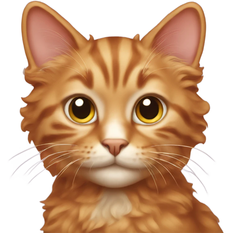 Cat red curly  emoji