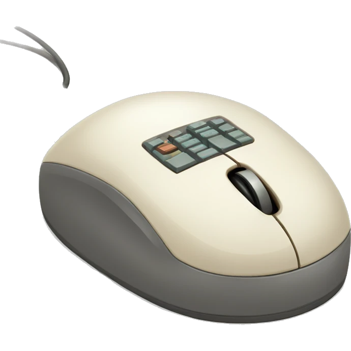 vintage computer mouse emoji